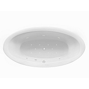 Excellent Lumina Ванна гидромассажная Relax 190x95 см, акрил, цвет: белый глянцевый, фурнитура белый WAEX.LUM19.RELAX.WH