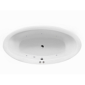 Excellent Lumina Ванна гидромассажная Soft 190x95 см, акрил, цвет: белый глянцевый, фурнитура хром WAEX.LUM19.SOFT.CR