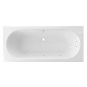 Excellent Oceana Slim Ванна гидромассажная Line 160x75 см, акрил, цвет: белый глянец, фурнит. белый WAEX.OCE16S.LINE.WH