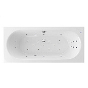 Excellent Oceana Slim Ванна гидромассажная Ultra 160x75 см, акрил, цвет: белый глянец, фурнит. хром WAEX.OCE16S.ULTRA.CR