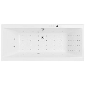 Excellent Pryzmat Slim Ванна гидромассажная Nano 170x75 см, акрил, цвет: белый глянец, фурнит. хром WAEX.PRY17S.NANO.CR