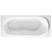 Excellent Sekwana Ванна гидромассажная Soft 170x75 см, акрил, цвет: белый глянцевый, фурнитура белый WAEX.SEK17.SOFT.WH