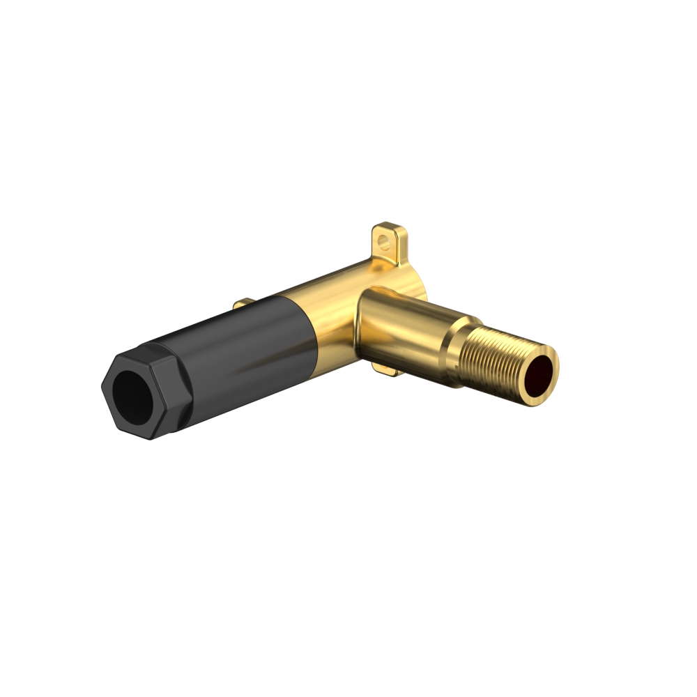 Whitecross Водорозетка с пластиковой заглушкой, цвет: золото глянцевое 1-WS01