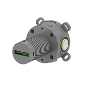 Whitecross Y Встраиваемая часть смесителя на 1 потребитель, цвет: серый матовый 1-Y1241