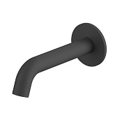 Whitecross Y Излив настенный с скрытым аэратором 16,4 см, цвет: черный матовый Y1201BL