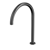 Whitecross Y Излив отдельностоящий с скрытым аэратором 23 см, цвет: оружейная сталь Y1203GM