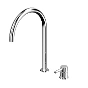 Whitecross Y Смеситель для раковины высокий, излив 23 см, цвет: хром Y1218CR