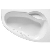 Excellent Newa Ванна гидромассажная правая Soft 160x95 см, акрил, цвет: белый глянец, фурнит. белый WAEX.NEP16.SOFT.WH