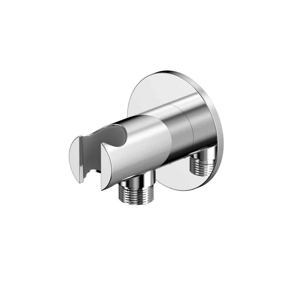 Whitecross Y Шланговое подключение с держателем, цвет: хром Y1015CR