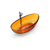 Knief Ванна отдельностоящая 180х92,7 см, слив по центру, цвет: arangonit 70001050