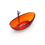 Knief Ванна отдельностоящая 180х92,7 см, слив по центру, цвет: citrin 70001060