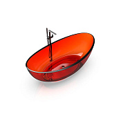 Knief Ванна отдельностоящая 180х92,7 см, слив по центру, цвет: jaspis 70001070