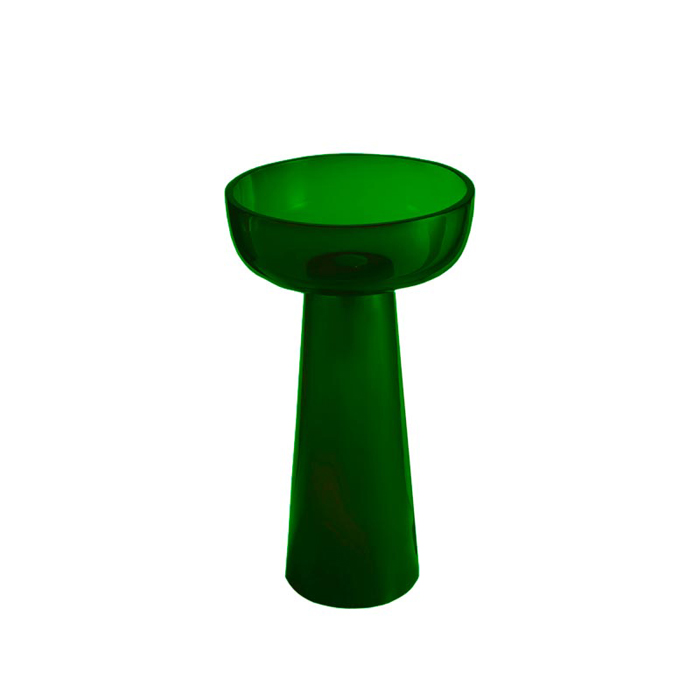 Knief Раковина напольная из полимера d59 см, цвет: malachit 70401090