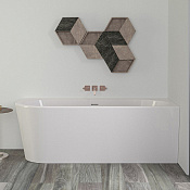 Knief Wall Ванна из Acrylic угловая 165х75 см, правая, слив по центру, цвет: белый глянцевый 0100-055-L-06