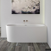 Knief Fresh Ванна из Acrylic угловая 155х80 см, правая, слив по центру, цвет: белый матовый 0100-237-06WM