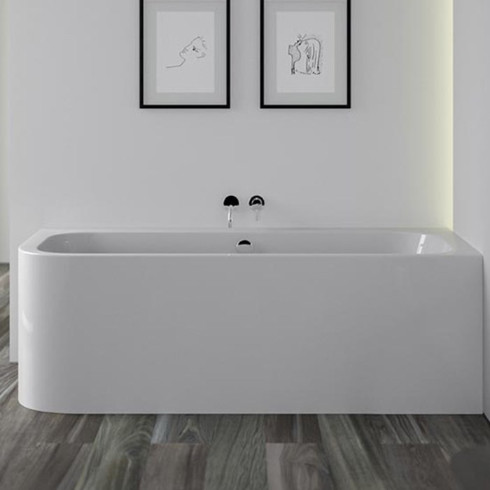 Knief Pure Ванна из Acrylic угловая 180х80 см, цвет: белый глянцевый 0100-247