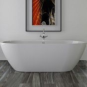 Knief Form Ванна из Acrylic отдельностоящая 190х90 см, слив по центру, цвет: белый глянцевый 0100-287-06S