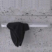 Knief Полка подвесная с полотенцедержателем 50х8х2h см, цвет: белый матовый 0600-282-01