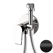 Mariani Artic Гигиенический душ со смесителем и встраиваемой частью, шланг 120 см, цвет: черный В14185AT