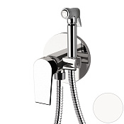 Mariani Artic Гигиенический душ со смесителем и встраиваемой частью, шланг 120 см, цвет: белый В37185AT