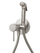 Mariani Next Гигиенический душ со смесителем и встр. частью, шланг 120 см, цвет: нержавеющая сталь B16185NXW