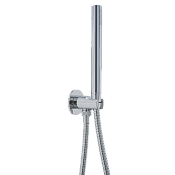 Mariani Душевой гарнитур: душевая лейка 1 вид струи, держатель, шланг 150 см, цвет: хром B00241UM