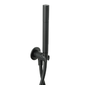 Mariani Душевой гарнитур: душевая лейка 1 вид струи, держатель, шланг 150 см, цвет: черный B14241UM