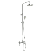 Mariani Winter Душевая стойка: смеситель, ручной и верхний душ 35см, 3 вида струи, шланг, цвет: хром B00260WNA01