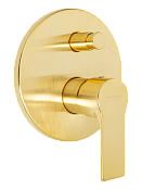 Mariani Kali Смеситель для душа встраиваемый, 2 потреб., внутренняя часть в комплекте, цвет: золото B22173KL