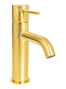 Mariani Next Смеситель для раковины, без донного клапана, длина излива 11,1 см, цвет: золото A22380NS12