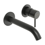 Mariani Next Смеситель для раковины встраиваемый, длина излива 18,1 см, цвет: черный B14565NSP