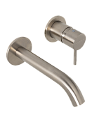 Mariani Next Смеситель для раковины встраиваемый, длина излива 18,1 см, цвет: нержавеющая сталь B16565NSP