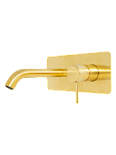 Mariani Next Смеситель для раковины встраиваемый, длина излива 17,8 см, цвет: золото B22565NS