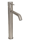 Mariani Next Смеситель для раковины высокий, без д/к, высота излива 28,3 см, цвет: нержавеющая сталь A16398NS12