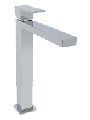 Mariani Rebel Смеситель для раковины высокий, без донного клапана, высота излива 24,4 см, цвет: хром A00398RE12