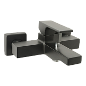 Mariani Rebel Смеситель для ванны накладной, длина излива 16,6 см, цвет: черный B14212RE