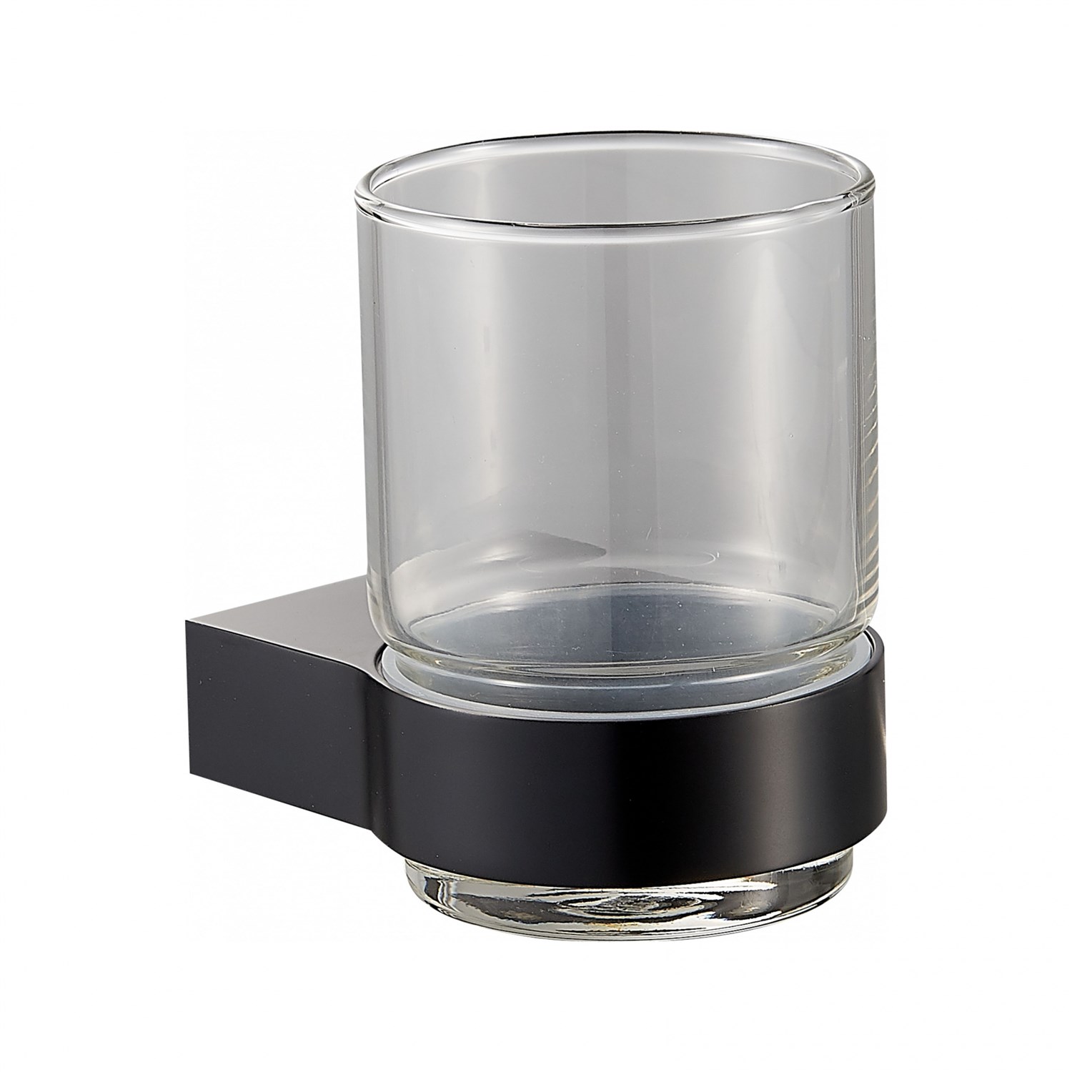 Wonzon & Woghand Carbon Стакан подвесной, стеклянный, цвет: черный матовый WW-7721