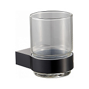 Wonzon & Woghand Carbon Стакан подвесной, стеклянный, цвет: черный матовый WW-7721