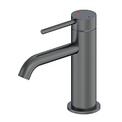 Wonzon & Woghand Stick Смеситель для раковины, без донного клап., излив 13 см, цвет: темный графит WW-88139017-BGM