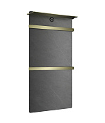 Wonzon & Woghand Stuttgart Полотенцесушитель электрический 43х81h см, с полкой, цвет: брашир. золото WW-A504G-BG