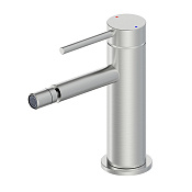 Wonzon & Woghand Stick Смеситель для биде, без донного клапана, излив 13 см, цвет: брашированный ник WW-88339017-BN