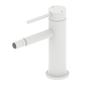 Wonzon & Woghand Stick Смеситель для биде, без донного клапана, излив 13 см, цвет: белый матовый WW-88339017-MW
