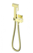 Wonzon & Woghand Гигиенический душ со смесителем и встраиваемой частью, цвет: золото брашированный WW-88809904-BG