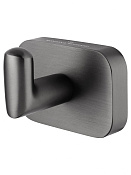 Wonzon & Woghand Graffity Крючок для ванной, одинарный, подвесной, цвет: темный графит WW-9315-BGM