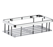 Wonzon & Woghand Полка-корзинка подвесная, прямоугольная 24,5 см, цвет: хром WW-4131-CR