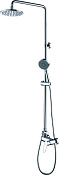 Wonzon & Woghand Balance Душевая стойка: смеситель, верхний и ручной душ, шланг, держат, цвет: хром WW-054601-CR