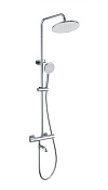 Wonzon & Woghand Inn Душевая стойка: термостат, верхний и ручной душ, шланг, держатель, цвет: хром WW-B3047-A1-CR