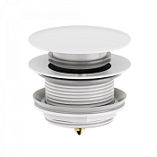 Wonzon & Woghand Донный клапан для раковины без перелива, цвет: белый матовый WW-SS105-MW