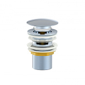 Wonzon & Woghand Донный клапан для раковины с переливом, цвет: хром WW-88SS01-CR