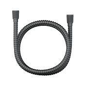 Wonzon & Woghand Душевой шланг 150 см, с мет. оплеткой и защитой от перекручив., цвет: темный графит WW-88RG02-1500-BGM